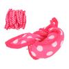 20pcs Heatless Hair Curler Soft Folding DIY Sponge Hair Styling Rollers for Sleeping Rose Red
