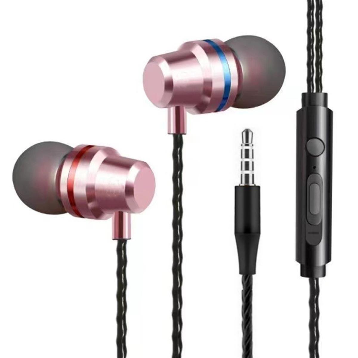 

Miwayer in-Ear Headphones with Microphone Heavy Bass Stereo Noise Blocking for School Office Home, Fits for 3.5mm Jack Devices
