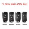 2/3/4/5 BTN Soft TPU Car Key Case Fob For Buick/Opel For Chevrolet Cruze Epica Lova Camaro Impala Aveo Malibu Sail
