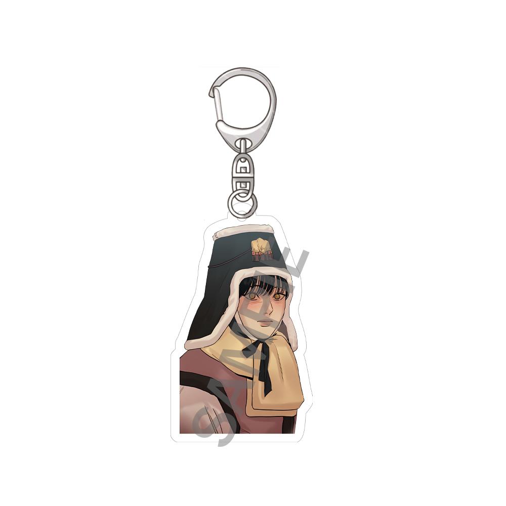 

Anime Painter of The Night Keychain Yeon Seung Ho Acrylic Key Chain Gift Korean Cartoon BL Manga Key Ring Fans Bag Pendant 6 cm фіолетовий
