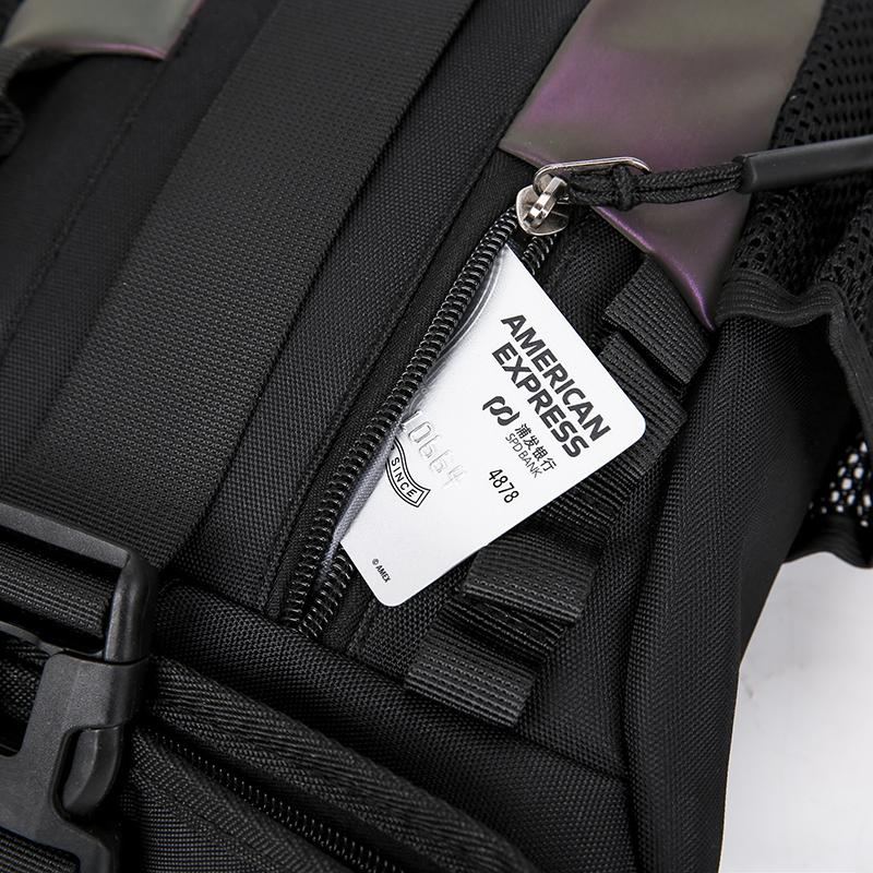 Многофункциональный тактический хип-хоп красочный светоотражающий рюкзак для мужчин — фото 21