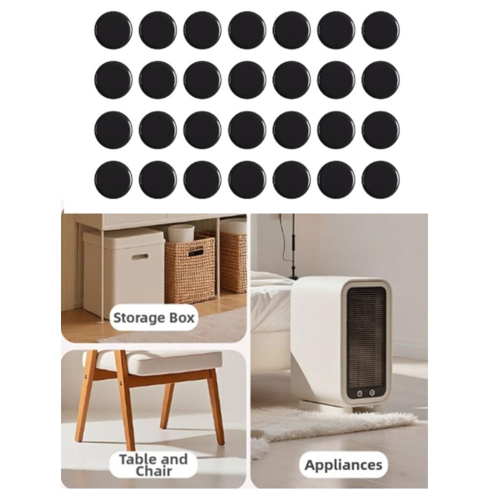 28pcs 22/28/32/38mm Self-Adhesive Furniture Pads Noise Reduction Pads Scratch-Resistant For Home Furniture