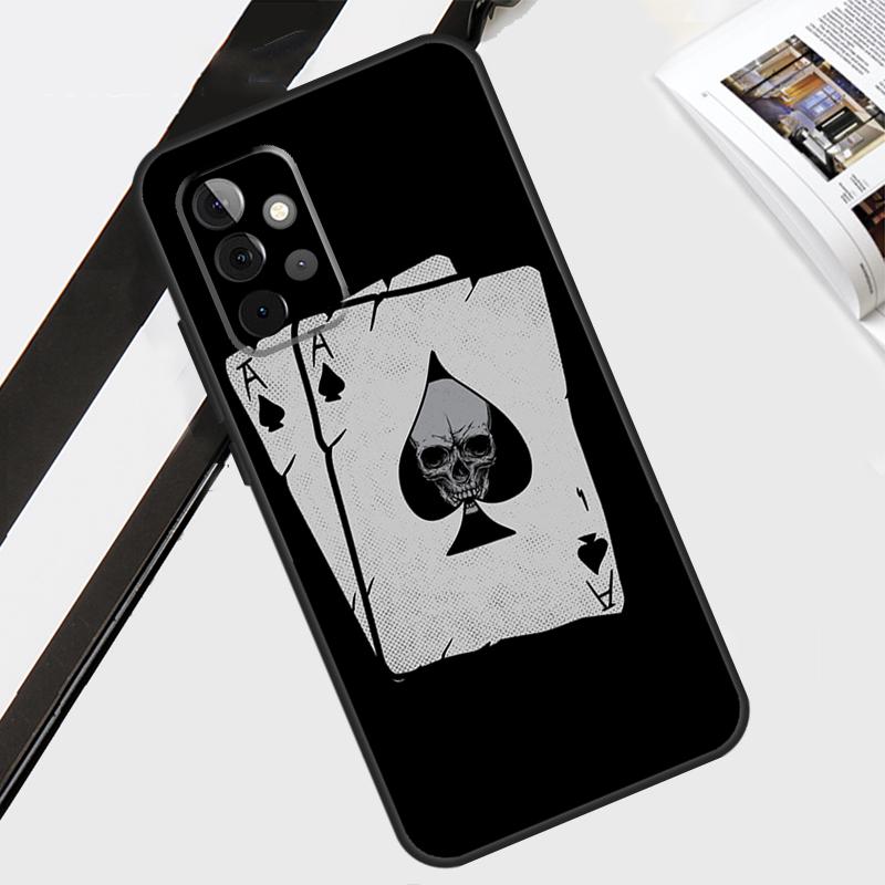 Poker Cards Case For Samsung Galaxy A56 A36 A26 A16 A06 A54 A34 A14 A12 A22 A32 A52 A13 A53 A15 A35 A55