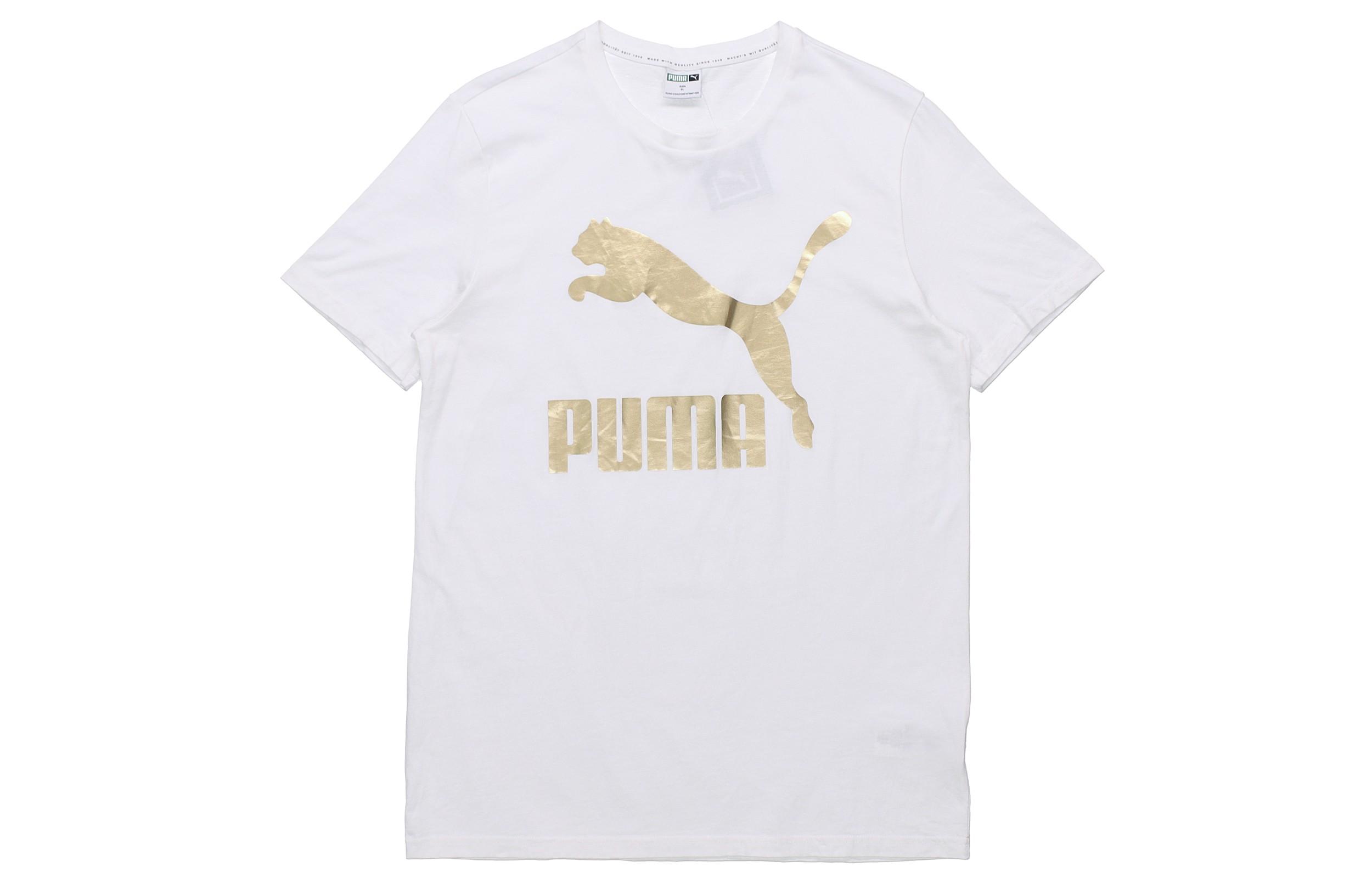 PUMA Set in Sleeve T Shirt Men s White 579405-82 L