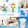 8pcs Fabric Marker Pen, For Sewing Art, Multi-Color Tracing Tools.