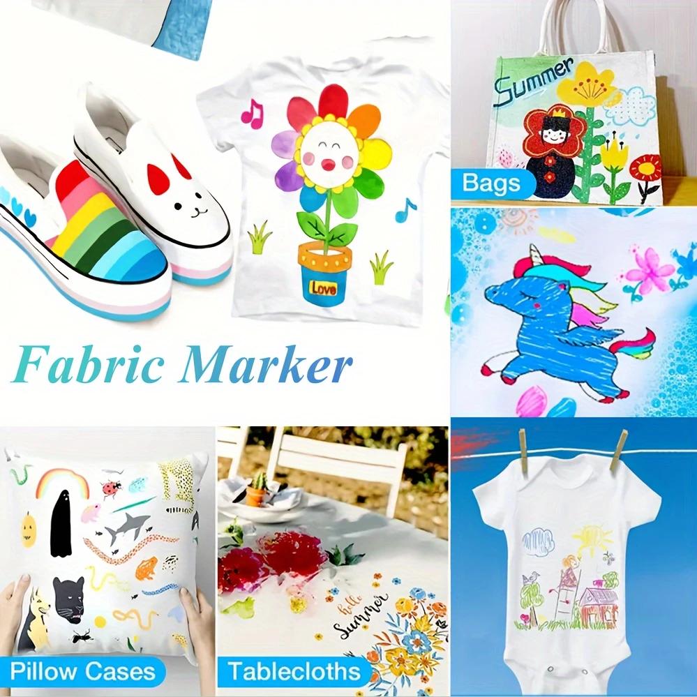 8pcs Fabric Marker Pen, For Sewing Art, Multi-Color Tracing Tools.
