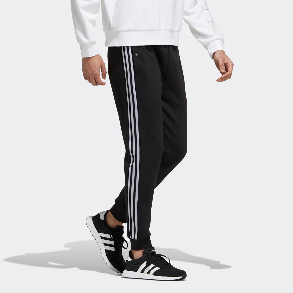 Adidas Neo Track Running Knit Joggers Men Bottoms Black GS2600