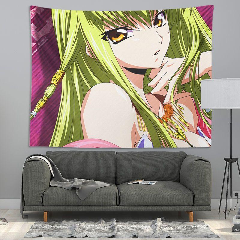 Code Geass Lelouch of the Rebellion CC Anime Tapestry 75x100 чёрный