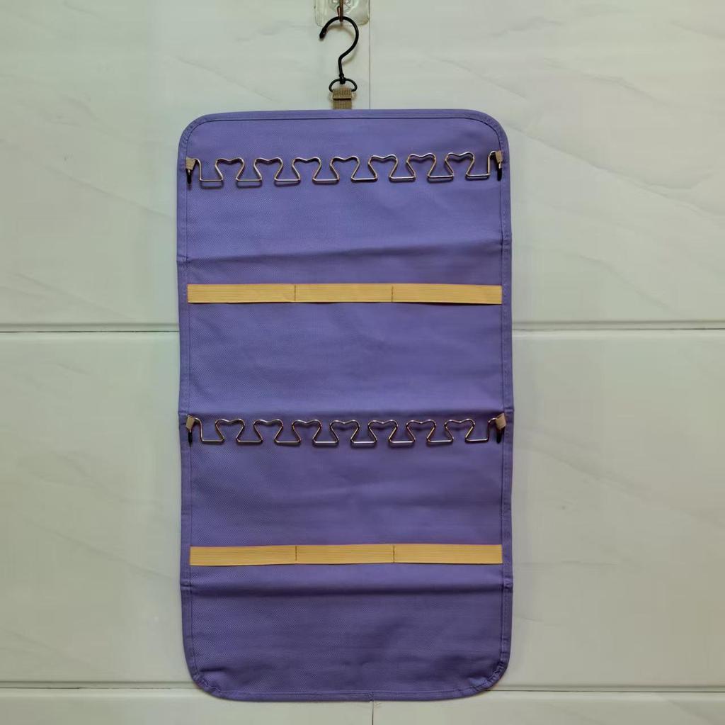 Wall-Mounted Jewelry Storage Necklace Hanging Bag