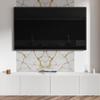 Samoprzylepny Winylowy Panel Z Nadrukiem Dekoracyjnym 120X60 Cm Elegancki Marmur Z Żyłkami