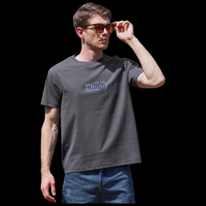 JEEP P842MKT1088 Unisex Short-Sleeve T-Shirt L