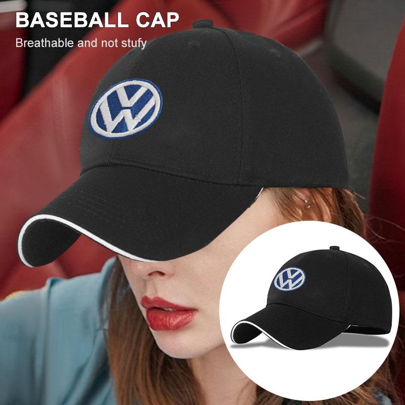 Valve Stems Caps For Volkswagen VW Rline R Golf Passat CC Polo Touran Beetle Touareg Jetta Tiguan Car Logo Baseball Cap UV Prote RA8
