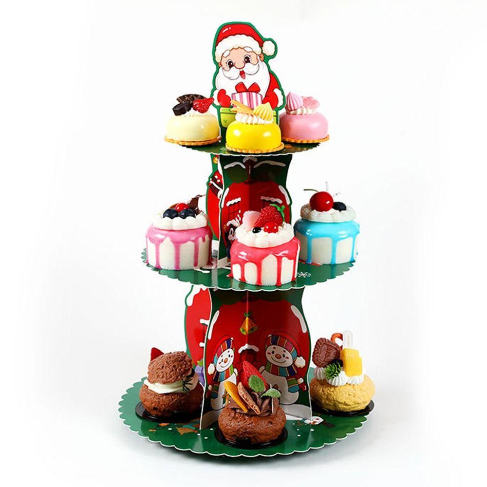 Pumpkin Halloween Dessert Stand 3-Tier Cake Rack Tray Home Decoration Cupcake Stands  Thanksgiving