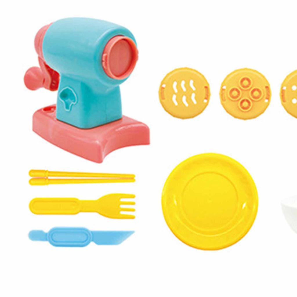 Play Dough Set Color Dough Toy Food Grade Non Toxic Play Clay Mold Set for Children Dough Noodle