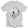 Bitcoin Crypto BTC To The Moon T Shirt Men  Cotton T-shirt Streetwear Tshirt Short Sleeve Astronaut Cryptocurrency Tees Tops