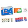 Word Matching Blocks Cognitive Pairing Toy For Learning Children Wooden Montessoris Letters Block