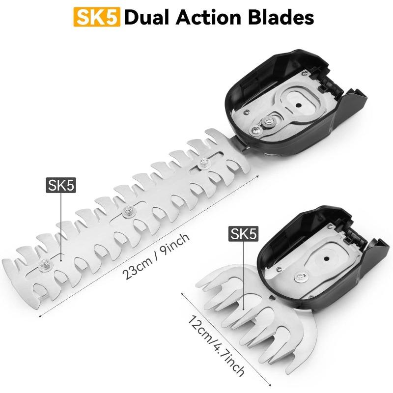 Home Lithium Handheld Mini Electric Hedge Trimmer Lawn Mower Hedge Clippers Pruning Shears Tools