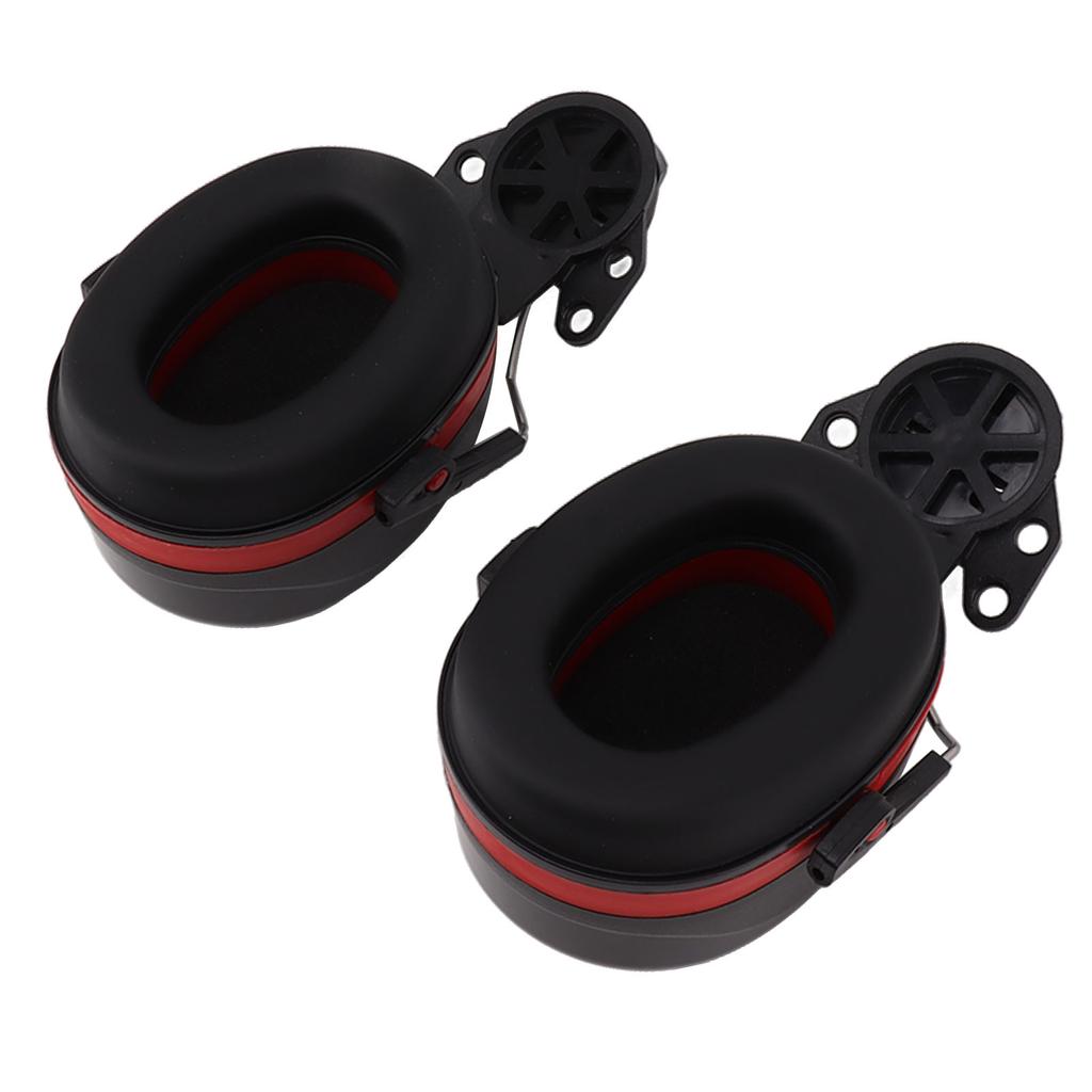 Hard Hat Earmuffs Noise Blocking Hearing     Helmet Ear Muffs for Construction Site Workers