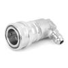 Stainless Steel Ball Lock Keg Quick Disconnect with MFL14inch Fitting Gas Corny Fitting