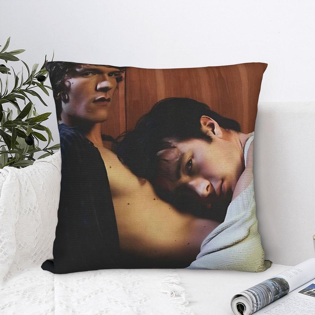 Pillow Cover Hudson Williams Connor Storrie Heated Rivalry Kawaii Pillow Case For Sofa Bedroom Home Decor Pillowcases