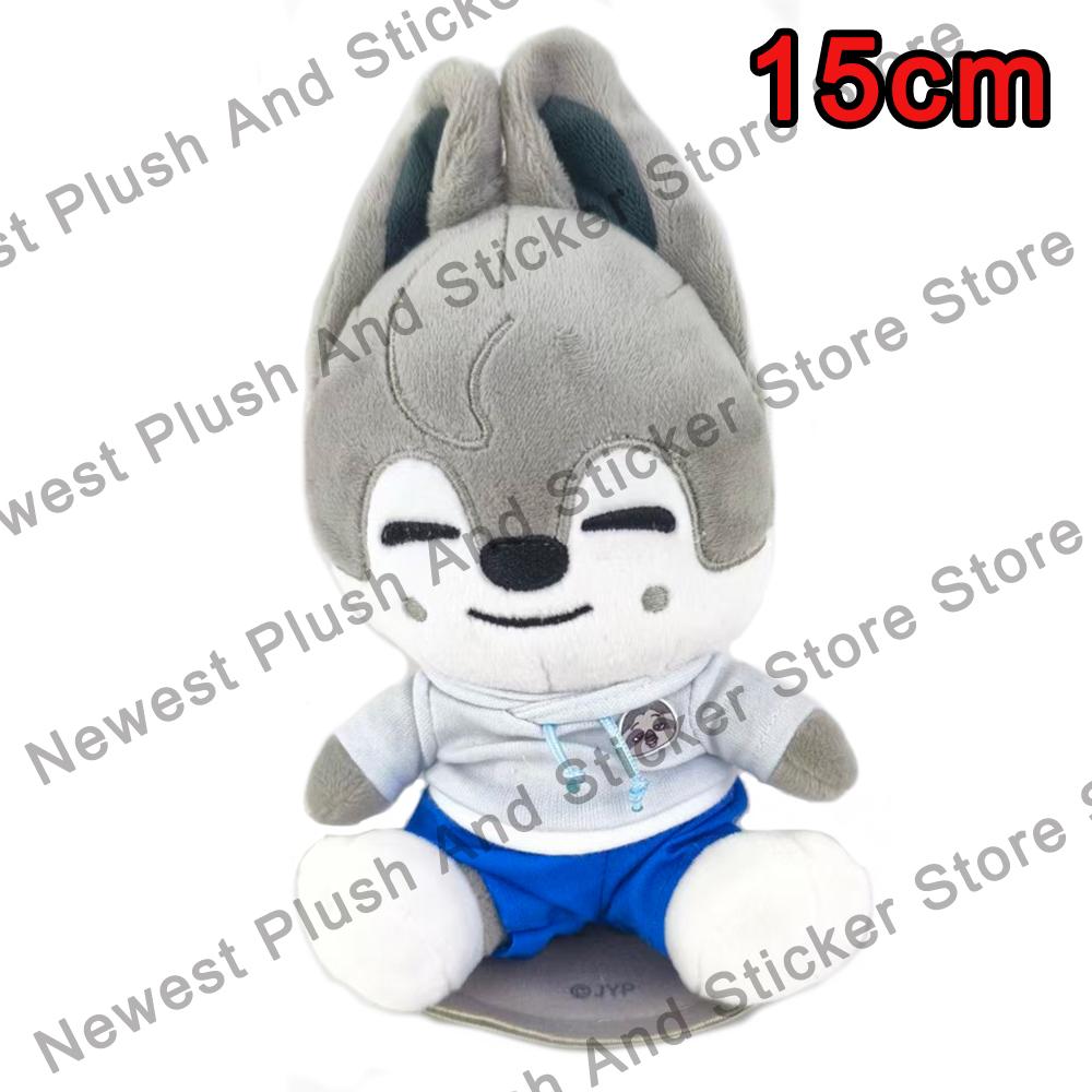 45-50cm Plush Keychain Toy Wolfchan Keychain Kawaii Cartoon Stuffed Animal Plushie Doll Large Sleeping Pillow Gift