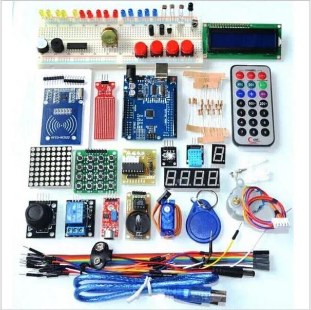 NAJNOWSZY zestaw startowy RFID do Arduino UNO R3 Ulepszona wersja Learning Suite z pudełkiem detalicznym