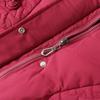 Middle Age Women Winter Down Coats Vintage Parkas Hooded Plus Size Elegant Thick Warm Down Jackets Woman Outerwears