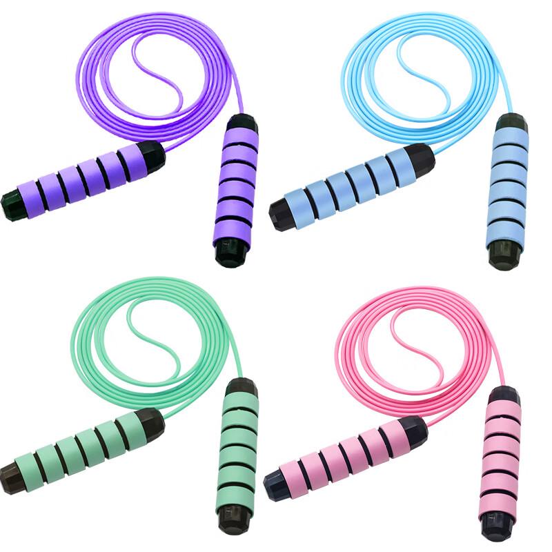 ZHEFENAI Adjustable Bearing Steel Wire Jump Rope (2-Pack)