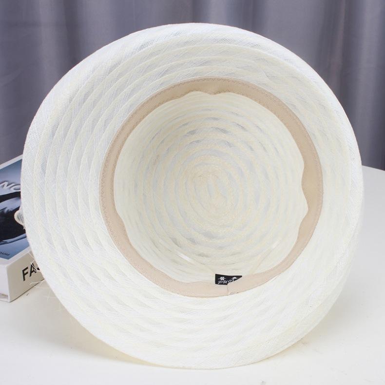 Elegant Women's Summer Sun Hat with Lace & Mesh Detail - Vintage-Inspired, UV Protection, Perfect for Outdoor Activities