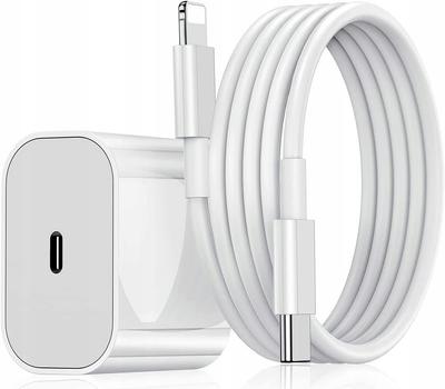 Zestaw Ładowarka Sieciowa Pd 20W + Kabel Do Iphone Lightning 200Cm Koanni