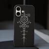 V-Viking Logo V-Vegvisir Luxury Phone Case For IPhone 17 Air 16 15 14 13 12 11 Pro Max Pro Plus Ripple Shockproof