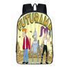 Futurama Primary And Secondary School School Bag Large Capacity Multi-Layer Multifunctional Backpack Outdoor Travel Backpack