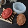 3D Wings Angel Girl Silicone Soap Mold DIY Embossed Flower Girl Candle Resin Plaster Making Tool Mould Cake Decor Gifts