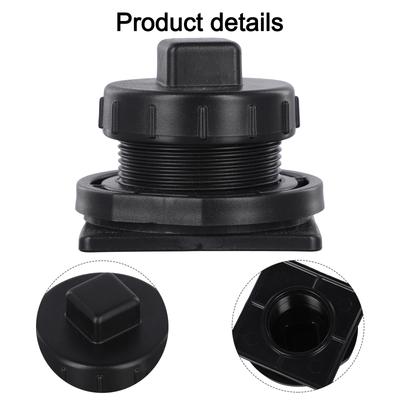 Kit Adaptador de Dreno para Tanque de Beber 1 Peça Tamanho Grande Adaptador de Dreno de 1,5" à Prova de Vazamento Para Tanques de 50/70/100/150/300 Galões Compatível 1MDB5