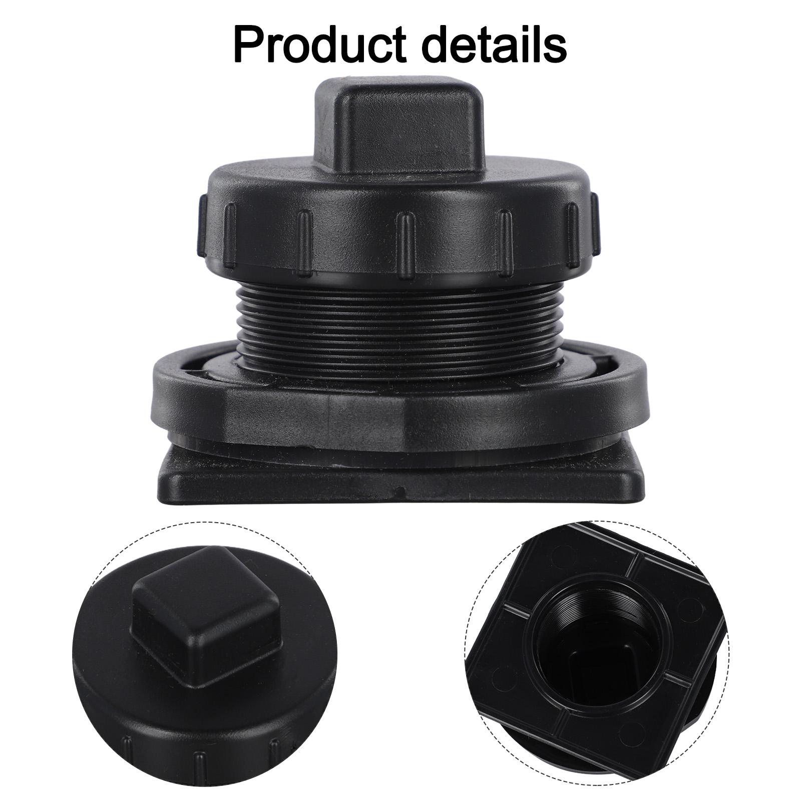 

1pc Stock Tank Drain Adapter Kit Oversized 1.5 Drain Adapter Leak-Proof For 50/70/100/150/300 Gallon Tanks Compatible 1MDB5 CHINA