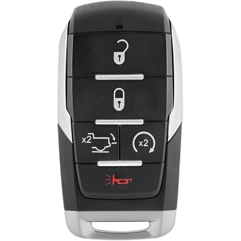 4-Button Smart Key Fob For Dodge Ram 1500 (-2024), 433MHz, FCC ID: OHT-4882056, P/N: 68442907 68291689