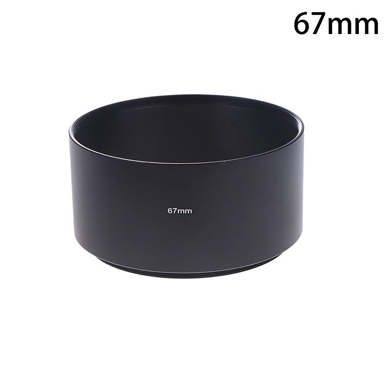 40.5Mm 43Mm 46Mm 49Mm 52Mm 55Mm 58Mm 62Mm 67Mm 72Mm 77Mm Long Metal Lens Hood For Camera Lens Universal Sunshade
