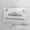 Kids' Rhinestone Eye and Brow Stickers for Makeup and Performances