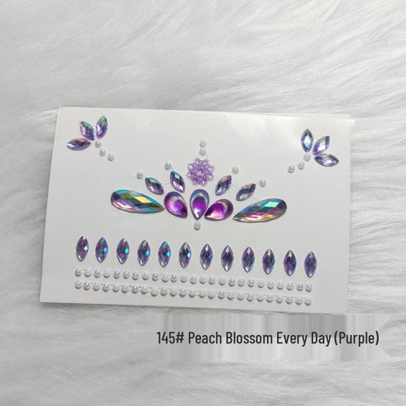 Kids' Rhinestone Eye and Brow Stickers for Makeup and Performances
