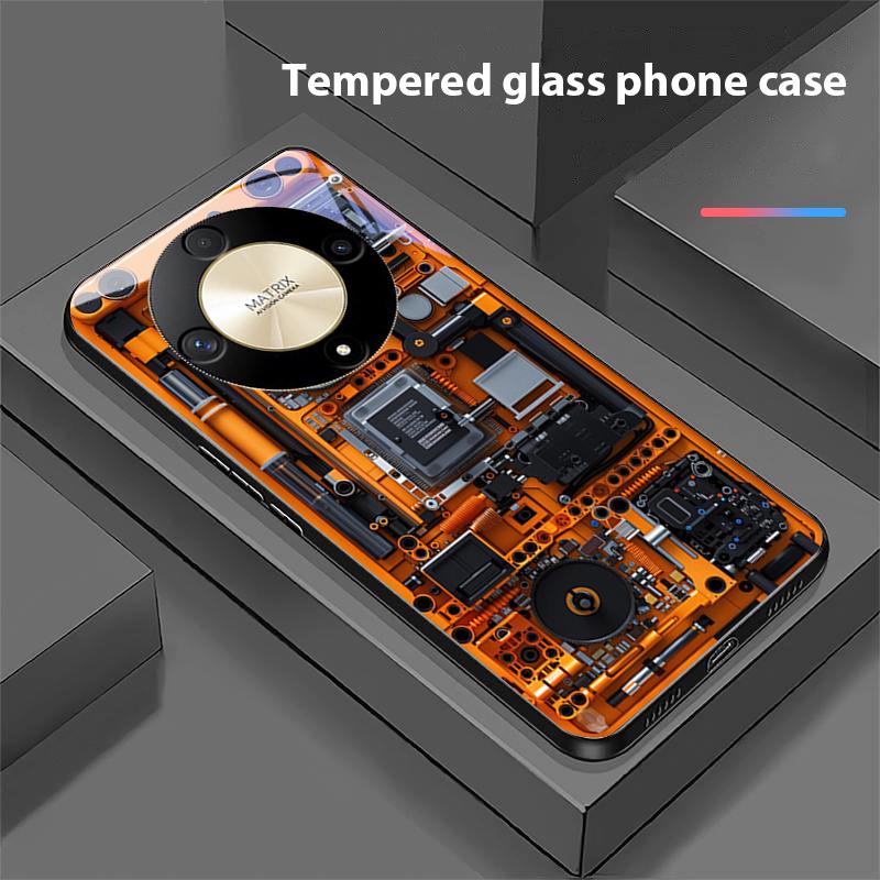 

Конфигурация телефона для Honor Magic 6 50 70 90 Lite X7b 200 Pro Nova 10 Nova 5T X6 P30 Pura 70 Ultra Чехол для телефона из закаленного стекла For Pura 70 Ultra