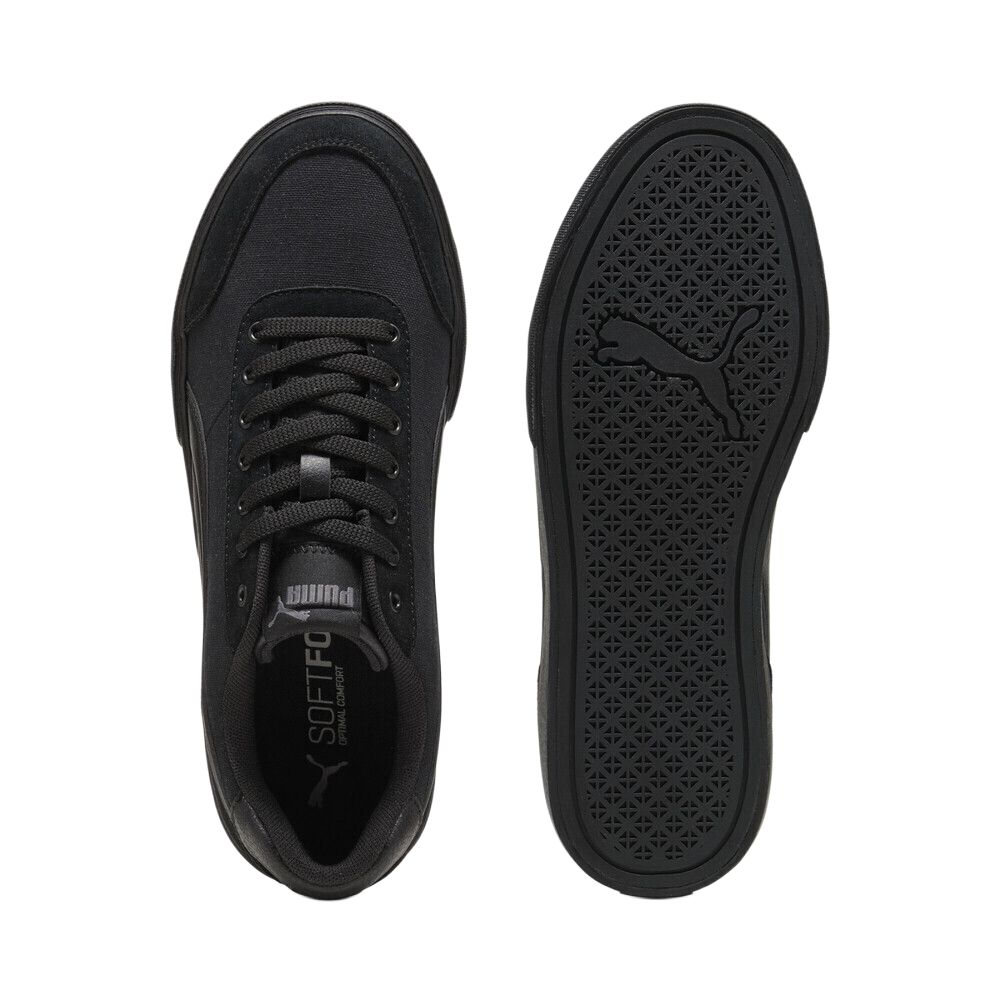 Puma Court Ever Cv Comfortable Soft Low-Top Sneakers Unisex Sneakers Black 40729101
