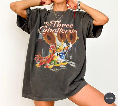 The Three Caballeros Jose Panchito Donald Disneyworld Family Trip Shirt