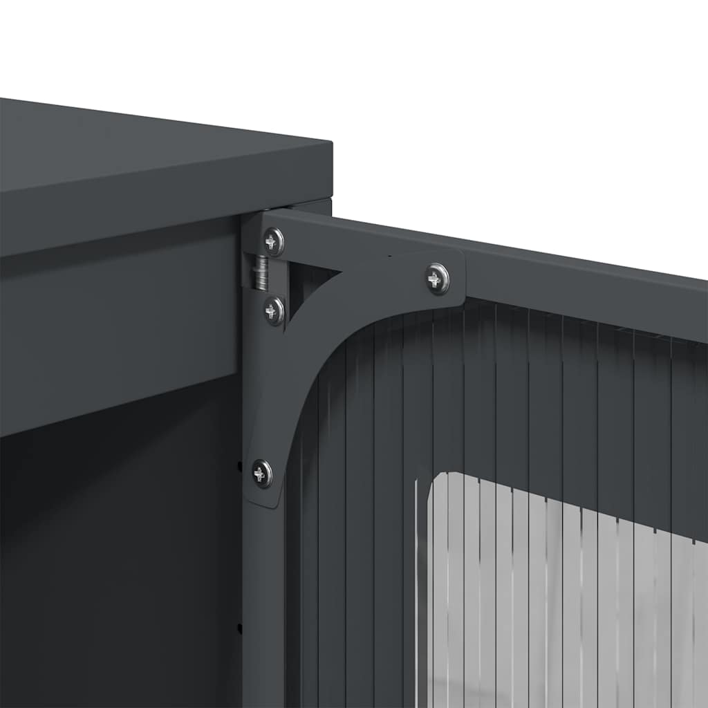Sideboard Anthracite 100.5 x 39 x 107 cm Cold Rolled Steel