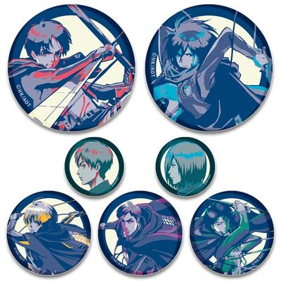 58 mm, 58 mm, handgefertigt, Acryl, Anstecknadeln, Angriff auf Titan, Anime-Broschen, Cartoon-Abzeichen, Harz, Epoxidharz, Dekor, Schmuck, Zubehör, Geschenke