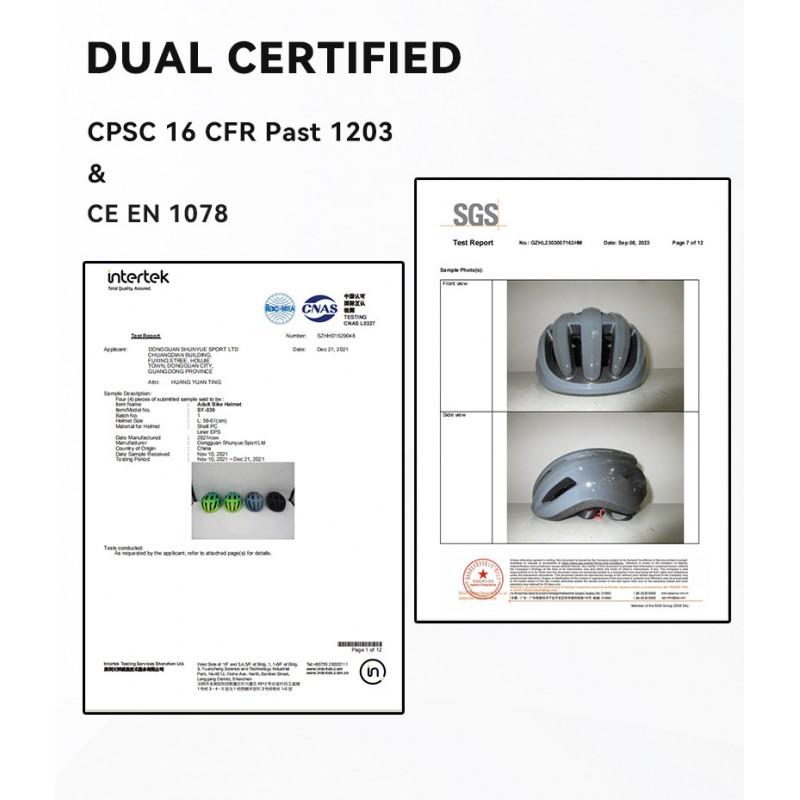 Lightweight Ventilated Bicycle Helmet Road Cycling Men Women Adult Safety Gear CE CPSC Certified