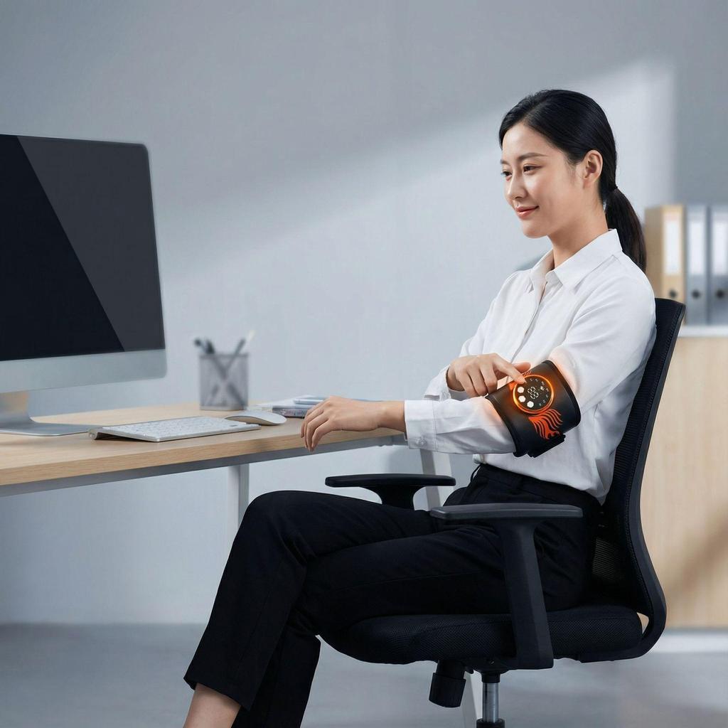 Intelligenter EMS-Armmassager für Muskelaufbau und Fitness