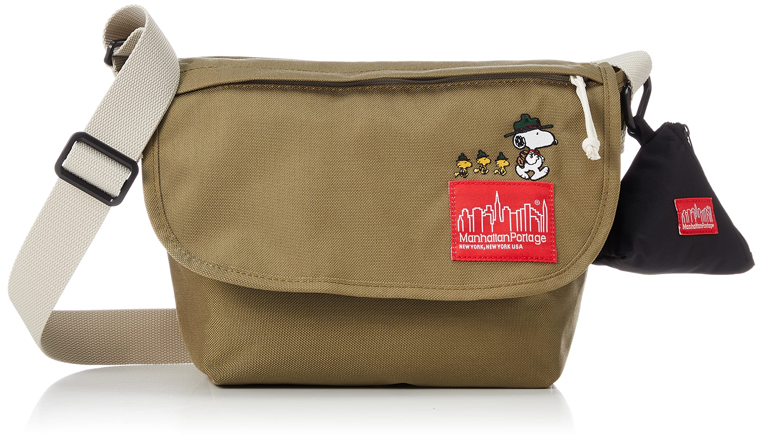 

Genuine Product Messenger Bag Casual Messenger Bag JR PEANUTS FW2022 Khaki [Manhattan Portage] [Official] хакі