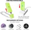 LED Mini USB Rechargeable Foldable Book Light - Portable, Eye-Protection Clip Lamp for Reading