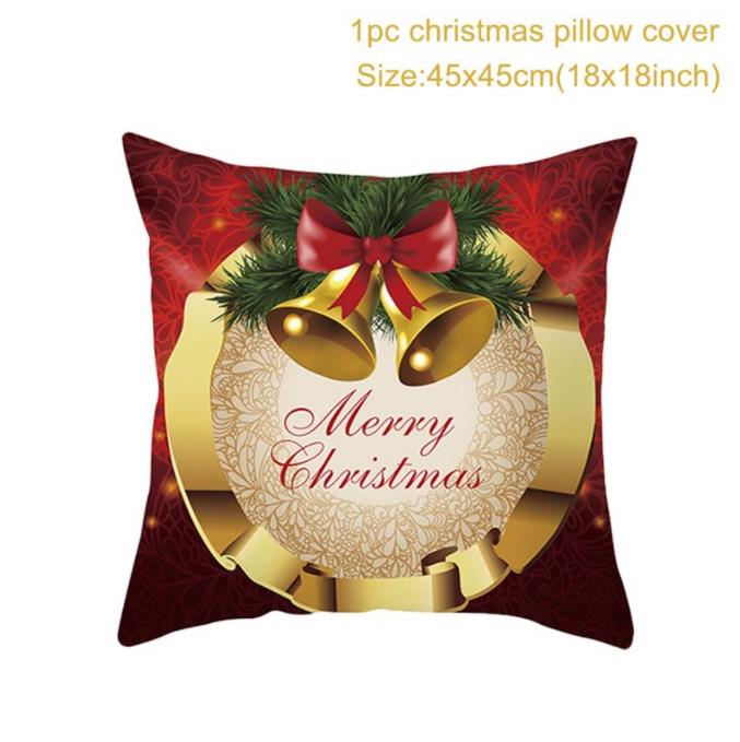 2022 Cartoon Christmas Style Collection Cushion Cover Printed Pillow Living Room Decorative Pillowcase Pillowcase Aesthetics
