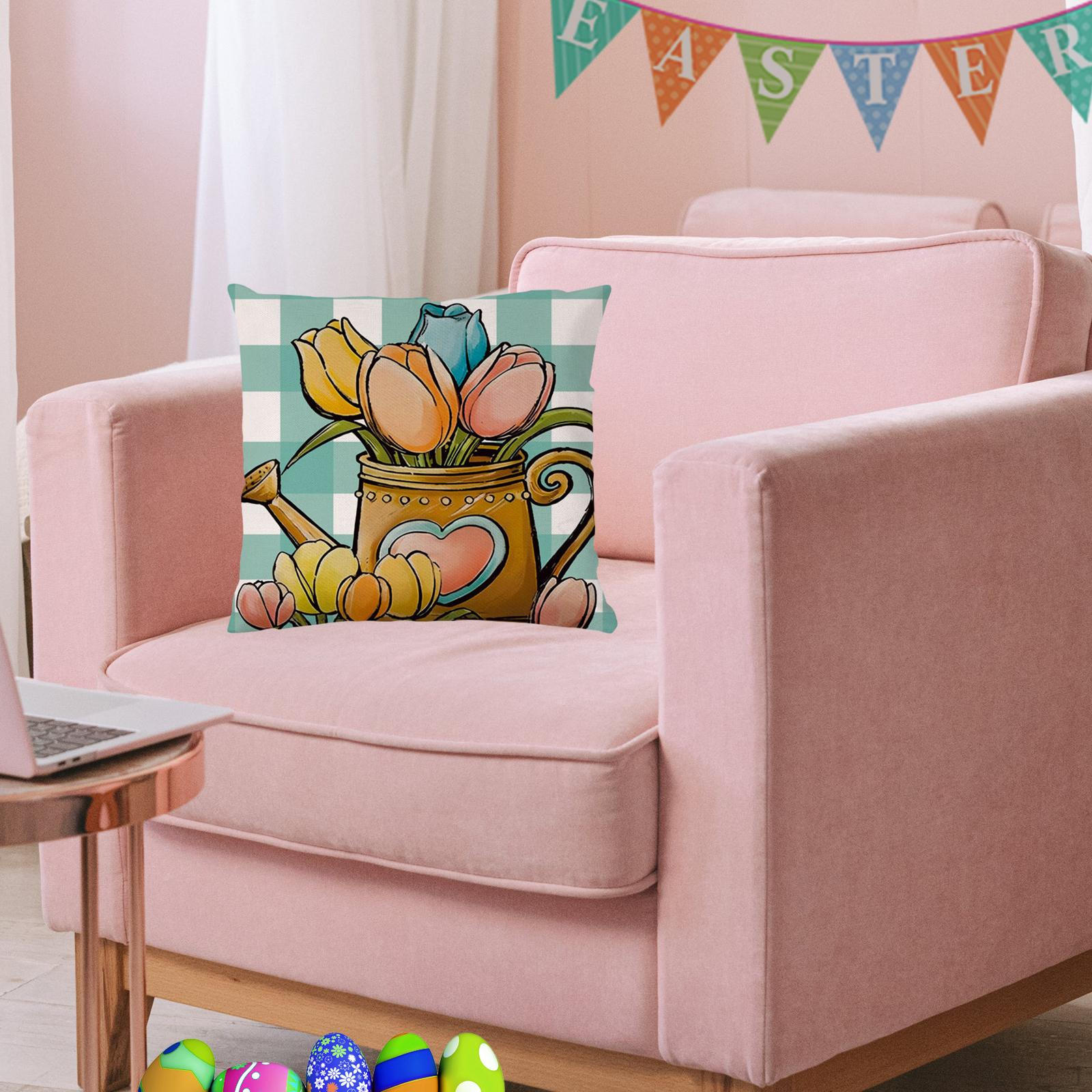 

Наволочки 18x18 дюймов Набор из 4 штук Скрытая молния Декоративные наволочки для дома Style D